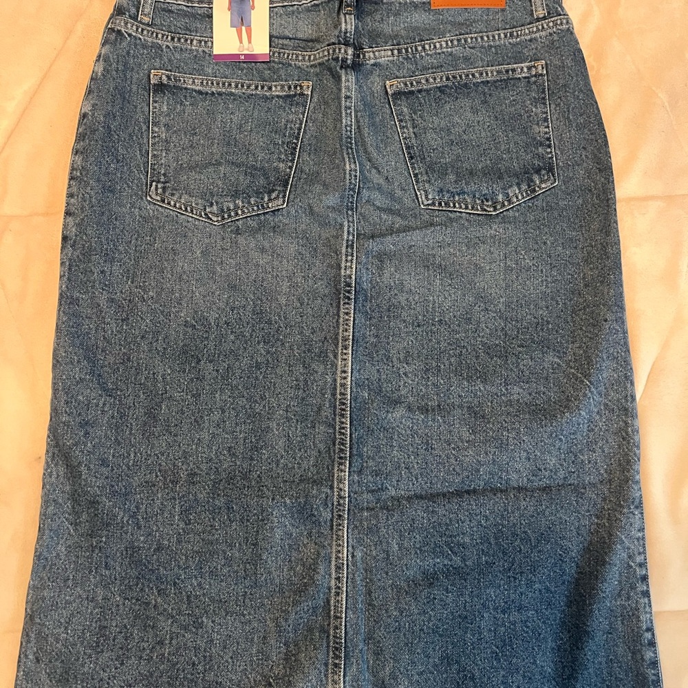 Lucky Brand Classic Blue Midi Skirt